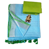 Khadi Linen Saree M J HANDLOOM